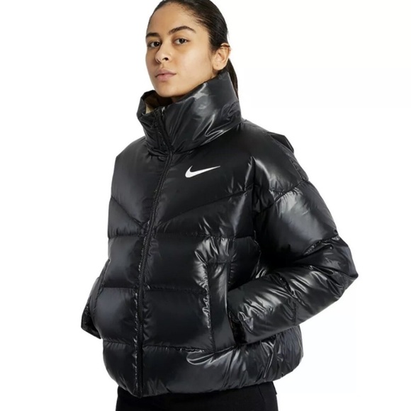 Nike Jackets & Blazers - Nike Down-Fill Puffer Jacket in Black Size XL